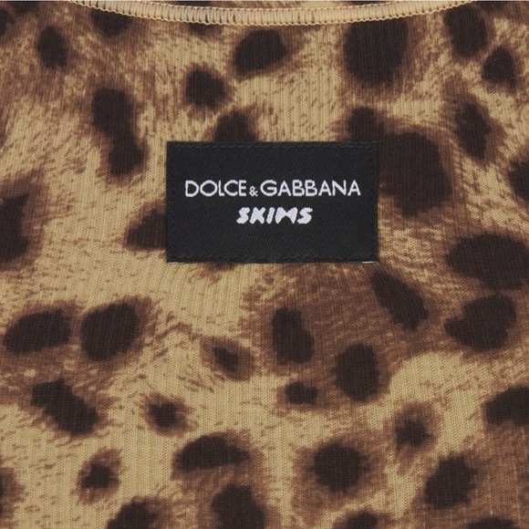 DOLCE & GABBANA x SKIMS COTTON RIB SCOOP TANK MINI DRESS! - Picture 6 of 6